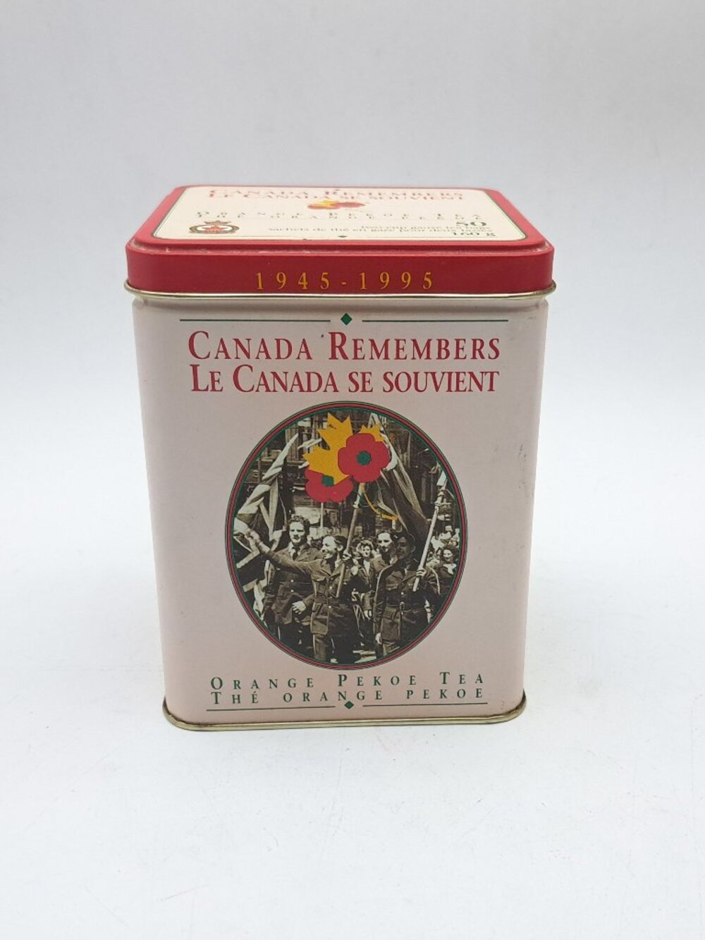 Canada Remembers Pekoe Tea Tin